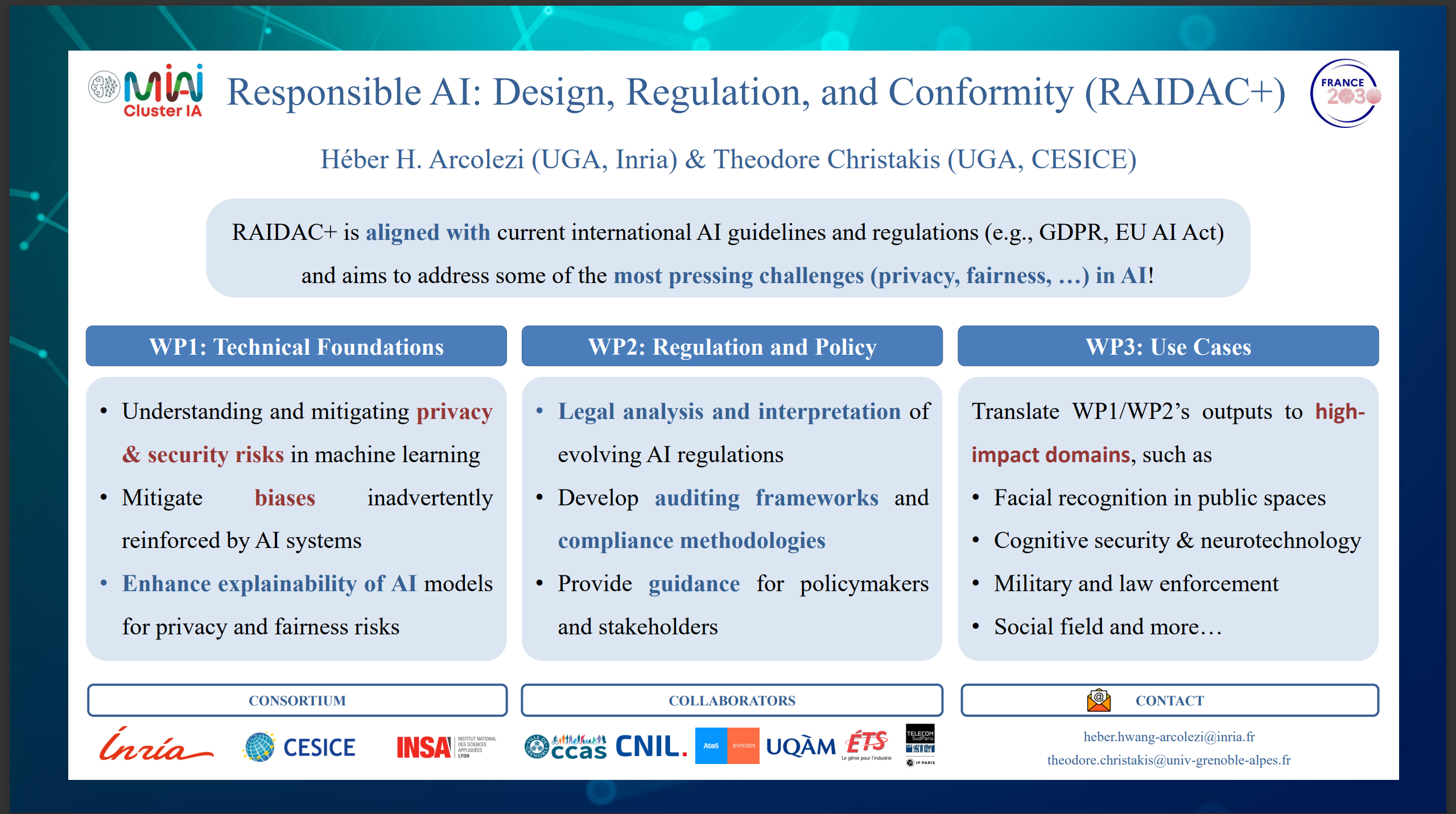 Chair Presentation Raidac +