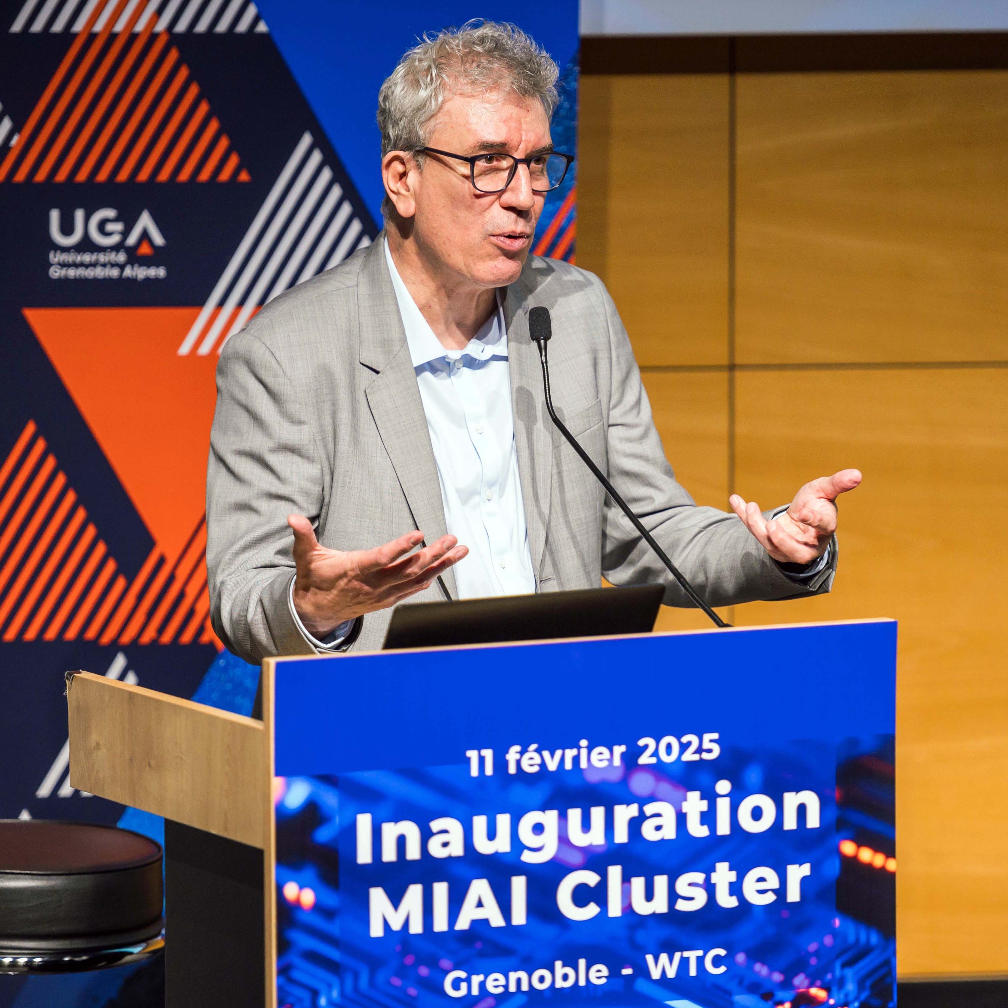 Eric Gaussier : Institute Director of the MIAI Institute and Professor of Computer Science at Grenoble Alpes University. 