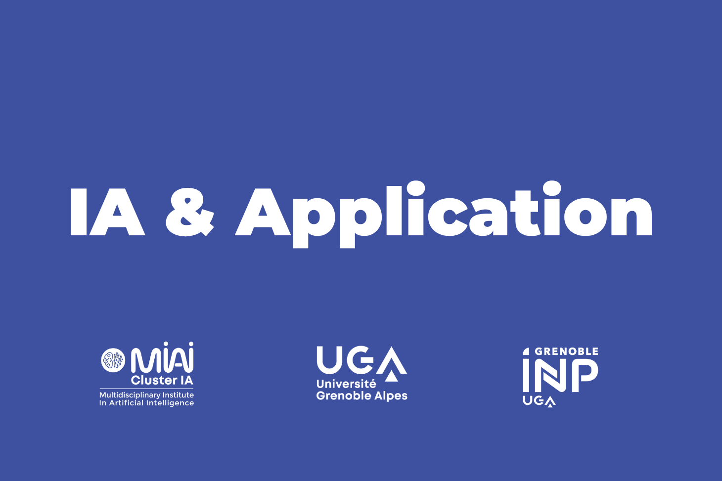 IA & Application logo UGA Grenoble INP